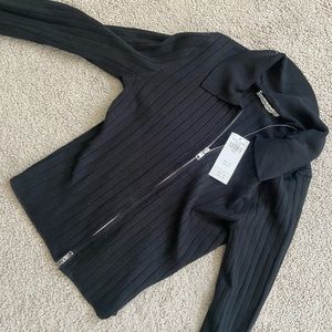 NWT- Abercrombie Zip Up with Collar